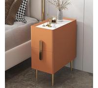 Comodino moderno largo 2540 cm piccolo mobile per camera da letto elegante cassettiera comodino compatto per camera da letto Colore: grigio Dimensioni: 40 x 40 x 50 cm
