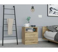 Comodino Napoli, Superiore, Due Cassetti, Un Ripiano