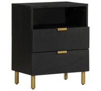 Comodino Nero 50x33x62 cm in Legno Multistrato Tavolino Camera Da Letto Comodini Camera Da Letto Arredamento Camera Da Letto Mobiletto Camera Da Letto per Sala Da Pranzo Camera Da Letto A Soppalco