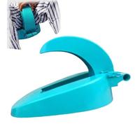 Comodino portatile con perdite, padella in plastica resistente per anziani con manico, resistente alle fuoriuscite, grande capacità, riutilizzabile, ispessito multiuso