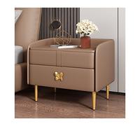 Comodino rustico, comodino in legno con cassetto, nizer per camera da letto, mensola multifunzionale per uomini e donne, elegante porta fazzoletti e vassoio, perfetto per la decorazione della casa