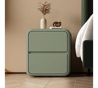 Comodino semplice e moderno multifunzionale con due cassetti, comodini camera da letto moderni,comodino portaoggetti per camera da letto con cassetti in legno massello ( Color : Green , Size : 40x40x4