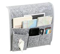 Comodino Storage Organizer Feltro Tablet Remote Phone Storage Basket | con scomparti dormitorio tasca letto per adolescenti ragazze studenti tablet college dormitorio camera da letto camper