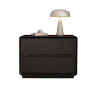 Comodino, tavolino da caffè in stile moderno, tavolino laterale, tavolino con 2 cassetti contenitori, adatto for soggiorni e salotti, design minimalista nordico.(B,40CM(15.75IN))