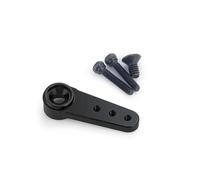 COMODO 15T Servo Horn Arm e Mount Compatibile con EMAX ES08MA II e SCX24 1/24 RC Crawler Car Upgrade Accessories(Servo Arm-Black)