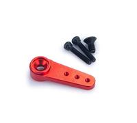 COMODO 15T Servo Horn Arm e Mount Compatibile con EMAX ES08MA II e SCX24 1/24 RC Crawler Car Upgrade Accessories(Servo Arm-Red)