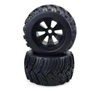 COMODO 170mm 17mm Hex RC Wheel Tires 2PCS per 1/8 Scale off-Road RC Cars - Sostituzione Beadlock Wheels Compatibile con Various 17mm Hex Hub Vehicles(Couleur: A8020)