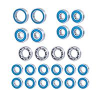 COMODO 24PCS Ball Bearing Kit Compatibile con Currie F9 Front & Rear Axle Upgrade per RC Crawler Vehicles