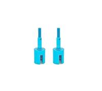 COMODO 2PCS Aluminum Wheel Axle Cups per 1/10 Scale RC Cars Compatibile con TT01 TT01E TT02 TT02B Sostituzione per Parte #51006 9005713(Blue)