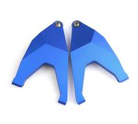 COMODO 2pcs Metal Front Lower Suspension Arm per 1/7 RC Desert Racer - Compatibile con Modelli UDR 8532 8533 Replacement Upgrade Part(Blue)