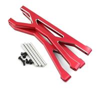 COMODO 2pcs Metal Front & Rear Upper Suspension Arms per 1/5 RC Car, Compatibile con i Modelli 6S 8S - Replacement Upgrade Part(Color: Red)