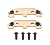 COMODO 2pcs Metal Suspension Arms EA1076 Front & Rear Replacement per 1/10 Scale RC Cars Compatibile con Racing 11101 21101 J3 Speed