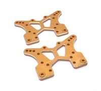 COMODO 2Pcs Metal Suspension Brackets per 1/10 RC Car Front e Rear Replacement Part Compatibile con JLB J3(Yellow)