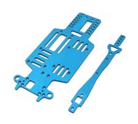 COMODO 2Pcs Metal Upgrade Multi Wheelbase Base Plate e Second Floor Slab per 1/28 RC Car Compatibile con Q Vehicle(Blue)