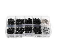 COMODO 340PCS Screw Box Kit Compatibile con 1/8 1/10 Scale RC Cars M3 M4 Bolt Washer Hardware