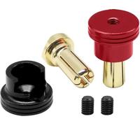 COMODO 4Pcs 4mm a 5mm Heatsink Bullet Plug Connectors Compatibile con 1/10 Scale RC Cars, Camion, Boats e Connessioni