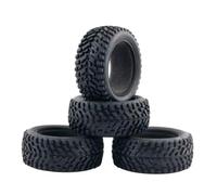 COMODO 4Pcs 75mm Rubber off-Road RC Pneumatici e Pneumatici a Ruote con 12mm Hex Compatibile con MN99S MN90 144001 1/10 Scale Rally Calling Vehicles