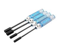 COMODO 4pcs Allen Hex Screwdriver Set per RC Cars - H1.5/2.0/2.5/3.0mm o 4.0/5.5/7.0/8.0mm, Compatibile con Kyosho(4pcs Black B)