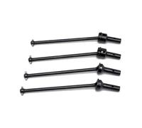 COMODO 4pcs Metal Drive Shaft Set Front e Back Compatibile con 1/7 Scale Mojave 6S RC Vehicle Replacement Drivetrain Parts(Color: Front And Rear)