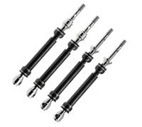 COMODO 4Pcs Steel Drive Shaft Set Front & Back per 1/10 Scale RC 4WD Cars Compatibile con R126