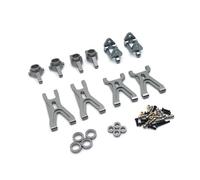 COMODO 7-Piece Metal Swing Arm Steering Cup Compatibile con 1/18 A949 A959 A969 A979 K929 RC Car(Dark Grey)