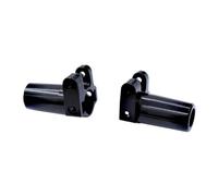 COMODO Acciaio di Metallo per 1/12 Scale RC Car - Front & Rear Axle Cover, 7075-T6 Aluminum, Compatibile con MN86K MN86KS MN86 MN86S Modelli(Color: Black Rear BaseC)