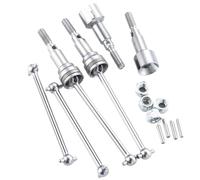 COMODO Acciaio Front Drive Shaft e Back Dogbone Set Compatibile con 1/16 16889A 16889 16890 16890A SG1601 SG1602 RC Modelli