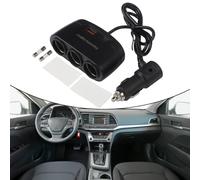 Comodo Adattatore 3 Prese con Doppia Porta USB per Auto per Caricatore Dashcam