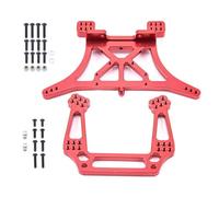 COMODO Aluminum Front And Rear Shock Tower Mounts per 1/10 RC Short Course Trucks - Sostituzione per Part #3638 3639 Compatibile con 2WD Stampede VXL Skully(Red)
