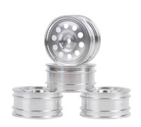COMODO Aluminum Rally Wheel Set Compatibile con 1:10 RC Drift Racing Touring Cars con TA02 TA07 XV01 TT-02 Tipo-S Modelli