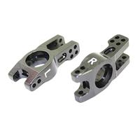 COMODO Aluminum Rear Hub Carrier per 1/8 Scale RC - CNC Machined Metal Suspension Component, Compatibile con 8SC H9 EHSP Modelli (2 Pezzi, Titano)