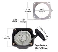 Comodo artiglio di avviamento per un facile avvio per scooter a gas 43cc 49cc