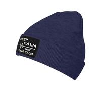 Comodo Berretti in Maglia Keep Calm Not That Calm Appreciation Doctor Nurse Skull cap Lavabile Cappello Running per Uomo All'aperto Sci