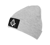 Comodo Berretti in Maglia Masonic Logo Beanie Invernale Cappelli Anti Sudore Cappello A Maglia per Sci Moto All'Aperto