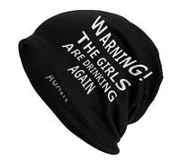 Comodo Berretto Sci,Warning The Girls Are Drinking Again,Berretto Invernale,Pratico Cappello Invernale per All'Aperto,attività,Chemio