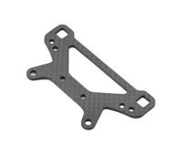 COMODO Carbone Fibra Front Shock Absorbente Bumper Plate di Montaggio per TA02 TA02SW RC Car - Lightweight Upgrade Part di Sostituzione