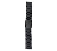 Comodo cinturino in acciaio inox da 22 mm per smartwatch, impermeabile, regolabile, cinturino in metallo con chiusura a sgancio rapido