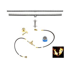 Comodo Converting a Legna per Pre-plumbed Gas Fuoco Fossa Kit & Scelta