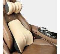 Comodo cuscino per conducente di auto Memory Foam Supporto lombare per auto Cuscino per schienale in tessuto Cuscini per il collo dell'auto Accessori lavabili Para auto