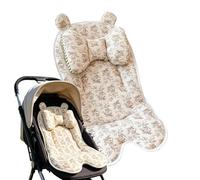 Comodo cuscino per passeggino, reversibile, 72 cm, morbido cuscino per seggiolino auto, comfort da viaggio con tessuto lavabile, design traspirante, supporto per il sonno del passeggino