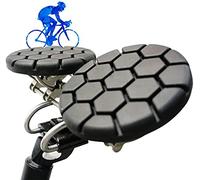 Comodo cuscino per sellino per bicicletta, sella senza naso per MTB, bici da strada, città e biciclette pieghevoli
