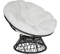Comodo cuscino rotondo spesso, 60 x 60 cm, morbido cuscino per sedia sospesa per interni/esterni, perfetto per decorare la casa, relax e comfort con stile