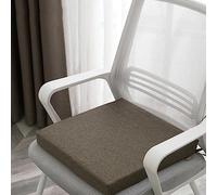 Comodo cuscino traspirante in lattice naturale per sedia da ufficio, morbido cuscino per sedile auto, 50 x 50 x 7,5 cm, ideale per sedie da ufficio e seggiolini auto, supporto ergonomico, design