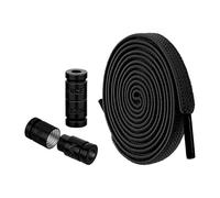 Comodo design senza cravatta: e vai con questi elastici senza cravatta, perfetti per chiunque voglia una sicurezza senza problemi, nero, Refer to description