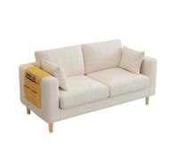 Comodo divano a due posti, elegante divano compatto a 2 posti for camera da letto, soggiorno, dormitorio, ufficio, divano pigro imbottito moderno for mobili domestici di piccoli spazi(A,120CM)