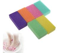 Comodo e pratico 3 x pietra pomice per la cura dei piedi, rimozione calli, pelle dura, pedicure, colore casuale