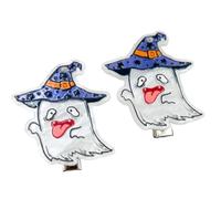 Comodo fermaglio per capelli di Halloween con teschio zucca scheletro dettaglio fermagli per capelli per pelli sensibili usura quotidiana festa 1 paio comode forcine per Halloween per bambini