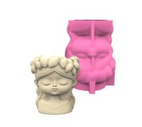 Comodo Fioriera Per Ragazze A Piantatrice Silicone Stampo Cemento Crafting Strumento Per La Creazione Decori Da Giardino La Casa Progetti Regali Dono Creativi Creazione Stampi In Cemento