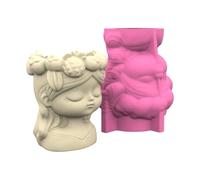 Comodo Fioriera Per Ragazze A Piantatrice Silicone Stampo Cemento Crafting Strumento Per La Creazione Decori Da Giardino La Casa Progetti Regali Dono Creativi Creazione Stampi In Cemento
