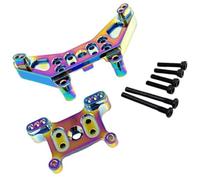 COMODO Front And Rear Shock Absorber Brackets per 1/10 RC Crawler - Multi-Color Vacuum Plate Replacement Parts Compatibile con 14304 14303 14302 14301